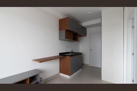 Sala/Cozinha de apartamento para alugar com 1 quarto, 28m² em Vila Guilhermina, São Paulo