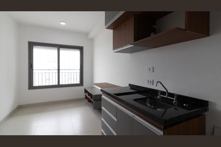 Sala/Cozinha de apartamento para alugar com 1 quarto, 28m² em Vila Guilhermina, São Paulo
