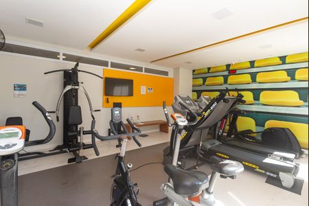 Apartamento para alugar com 33m², 1 quarto e sem vaga Apartamento para alugar com 33m², 1 quarto e sem vagaÁrea Comum - Academia