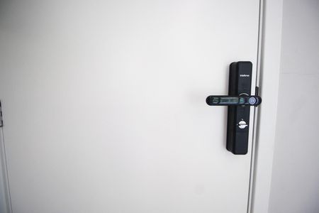 Apartamento à venda com 46m², 2 quartos e 1 vagaFechadura eletrônica 