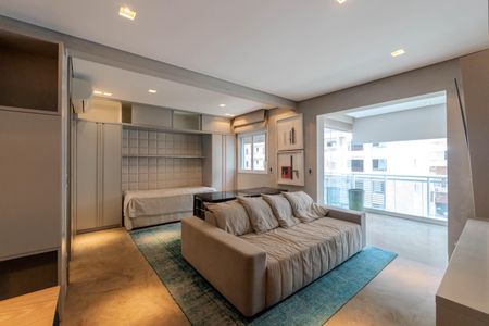 Sala de kitnet/studio para alugar com 1 quarto, 48m² em Bela Vista, São Paulo