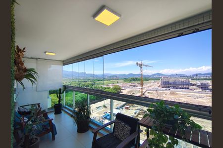 Varanda - Sala de apartamento à venda com 2 quartos, 73m² em Jacarepaguá, Rio de Janeiro