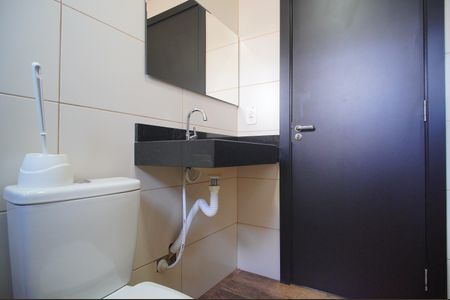 Banheiro de kitnet/studio para alugar com 1 quarto, 30m² em Vila Nova, Novo Hamburgo