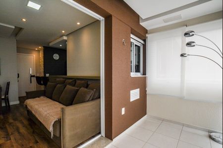 Varanda da Sala de apartamento para alugar com 2 quartos, 62m² em Vila Apiai, Santo André