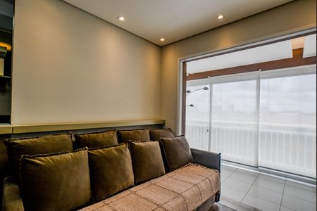 Sala de apartamento para alugar com 2 quartos, 62m² em Vila Apiai, Santo André