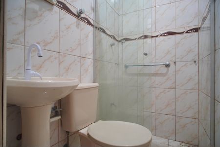 Banheiro de kitnet/studio à venda com 1 quarto, 27m² em Centro, São Leopoldo