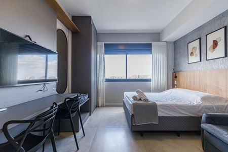 Sala de apartamento para alugar com 1 quarto, 50m² em Boa Vista, Porto Alegre