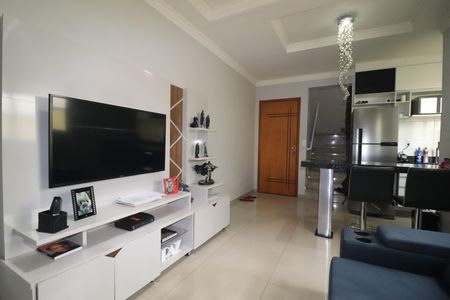 Sala de apartamento à venda com 2 quartos, 108m² em Vila Príncipe de Gales, Santo André