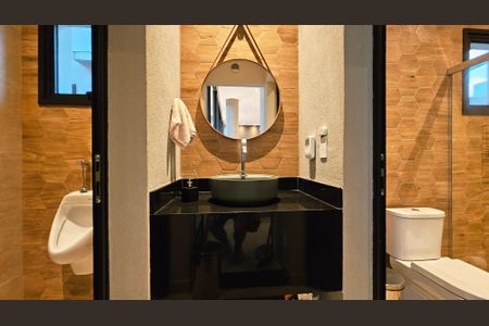 Casa de condomínio à venda com 408m², 4 quartos e 8 vagas Casa de condomínio à venda com 408m², 4 quartos e 8 vagasÁrea gourmet - Banheiro