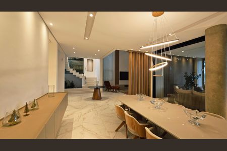 Sala de casa de condomínio à venda com 4 quartos, 408m² em Caxambu, Jundiaí