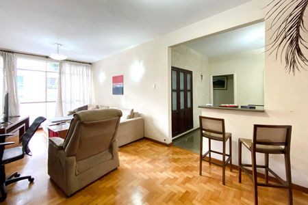 Sala de apartamento para alugar com 3 quartos, 130m² em Santo Agostinho, Belo Horizonte