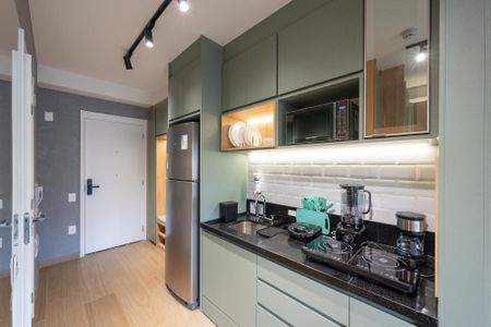 Studio para alugar com 24m², 1 quarto e sem vaga Studio para alugar com 24m², 1 quarto e sem vagaCozinha