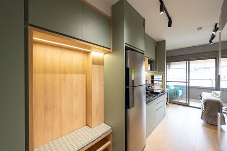 Studio para alugar com 24m², 1 quarto e sem vaga Studio para alugar com 24m², 1 quarto e sem vagaCozinha