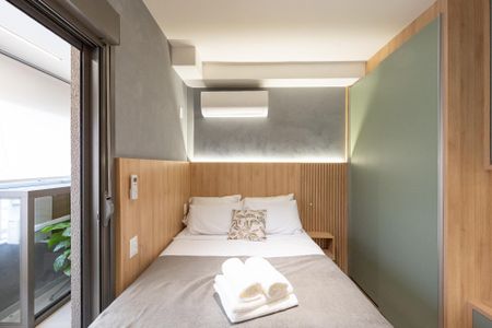 Studio para alugar com 24m², 1 quarto e sem vaga Studio para alugar com 24m², 1 quarto e sem vagaSala/Quarto