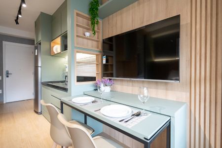 Studio para alugar com 24m², 1 quarto e sem vaga Studio para alugar com 24m², 1 quarto e sem vagaCozinha