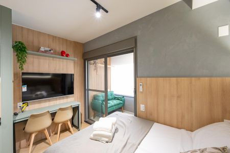 Sala/Quarto de kitnet/studio para alugar com 1 quarto, 24m² em Vila Clementino, São Paulo