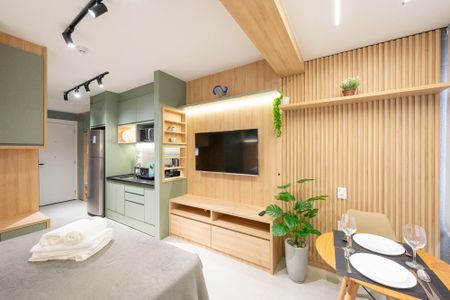 Sala/Quarto de kitnet/studio à venda com 1 quarto, 24m² em Vila Clementino, São Paulo