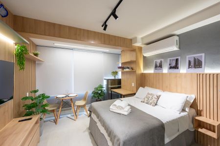 Sala/Quarto de kitnet/studio à venda com 1 quarto, 24m² em Vila Clementino, São Paulo