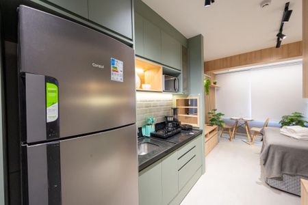 Studio para alugar com 24m², 1 quarto e sem vagaCozinha