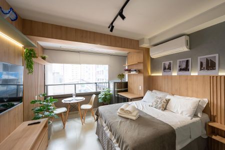 Sala/Quarto de kitnet/studio à venda com 1 quarto, 24m² em Vila Clementino, São Paulo
