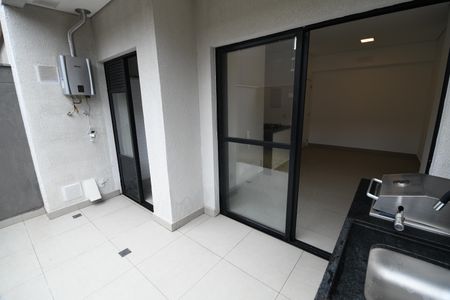 Varanda da Sala - Churrasqueira de apartamento para alugar com 2 quartos, 60m² em Fazenda Santa Cândida, Campinas