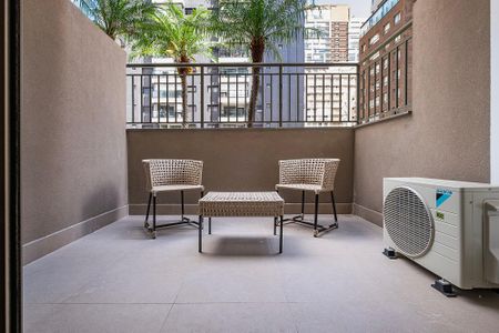 Studio para alugar com 33m², 1 quarto e sem vagaStudio - Varanda