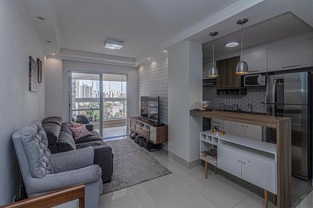 sala_2 de apartamento à venda com 2 quartos, 68m² em Vila Gumercindo, São Paulo