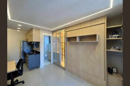 Quarto - Sala  de kitnet/studio à venda com 1 quarto, 24m² em Campo Belo, São Paulo