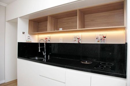 Cozinha de kitnet/studio para alugar com 1 quarto, 27m² em Cidade Baixa, Porto Alegre