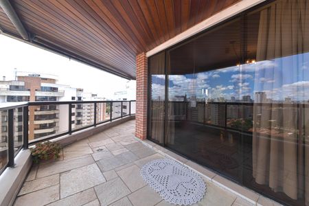 Varanda de apartamento para alugar com 4 quartos, 276m² em Campo Belo, São Paulo