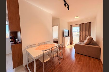 Sala de apartamento para alugar com 2 quartos, 48m² em Ponte Sao Joao, Jundiaí