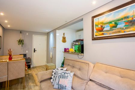 Sala de apartamento à venda com 2 quartos, 57m² em Parque Sao Vicente, Santo André