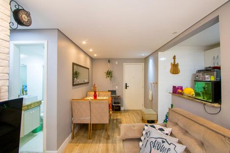 Sala de apartamento à venda com 2 quartos, 57m² em Parque Sao Vicente, Santo André