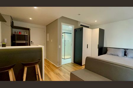 Studio para alugar com 26m², 1 quarto e sem vaga Studio para alugar com 26m², 1 quarto e sem vagaSala