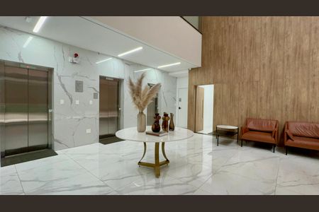 Studio para alugar com 26m², 1 quarto e sem vaga Studio para alugar com 26m², 1 quarto e sem vagaHall de entrada