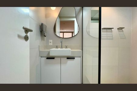 Studio para alugar com 26m², 1 quarto e sem vaga Studio para alugar com 26m², 1 quarto e sem vagaBanheiro