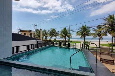 Área comum - Piscina de apartamento para alugar com 2 quartos, 75m² em Maracanã, Praia Grande