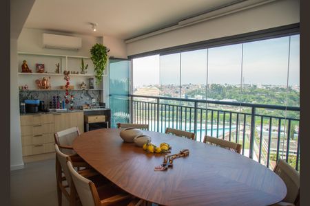 Varanda gourmet de apartamento à venda com 3 quartos, 136m² em Jardim Dom Bosco, São Paulo