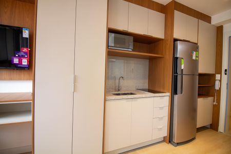 Studio para alugar com 25m², 1 quarto e sem vaga Studio para alugar com 25m², 1 quarto e sem vagaCozinha