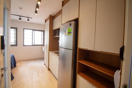 Studio para alugar com 25m², 1 quarto e sem vaga Studio para alugar com 25m², 1 quarto e sem vagaCozinha