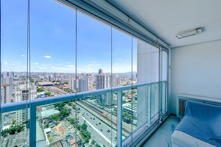 Varanda de apartamento para alugar com 1 quarto, 45m² em Vila Gomes Cardim, São Paulo