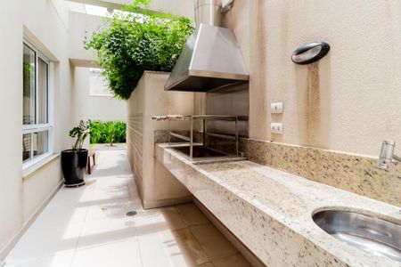 Studio para alugar com 36m², 1 quarto e 1 vagaChurrasqueira