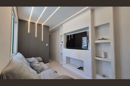 Sala  de apartamento à venda com 2 quartos, 105m² em Jardim Bela Vista, Santo André