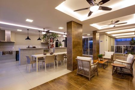 Apartamento para alugar com 68m², 2 quartos e 1 vagaÁrea gourmet