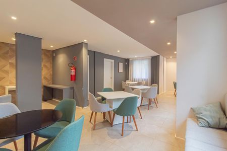 Apartamento para alugar com 40m², 2 quartos e 1 vagaÁrea comum - Salão de festas