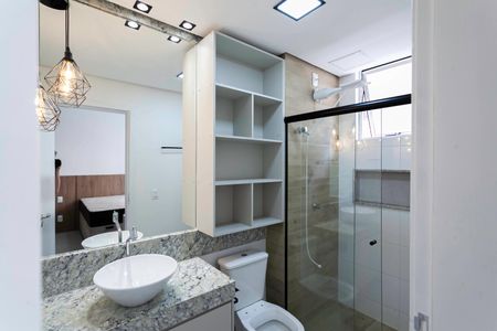 Apartamento para alugar com 33m², 1 quarto e 1 vagaBanheiro da suíte 