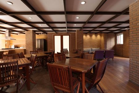 Apartamento à venda com 41m², 1 quarto e 1 vagaÁrea comum - Salão de festas