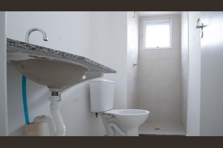 Apartamento para alugar com 42m², 2 quartos e sem vagaBanheiro detalhe