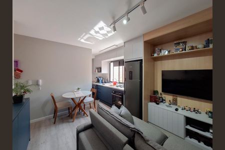 Sala/Cozinha de apartamento para alugar com 2 quartos, 47m² em Vila Dom Pedro Ii, São Paulo