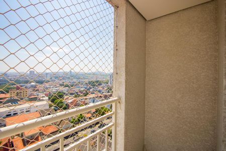 Varanda da sala de apartamento à venda com 2 quartos, 50m² em Vila Leopoldina, Santo André